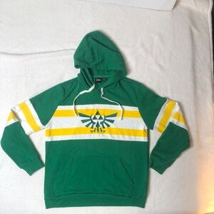 Zelda Nintendo logo pull over hoodie size medium
